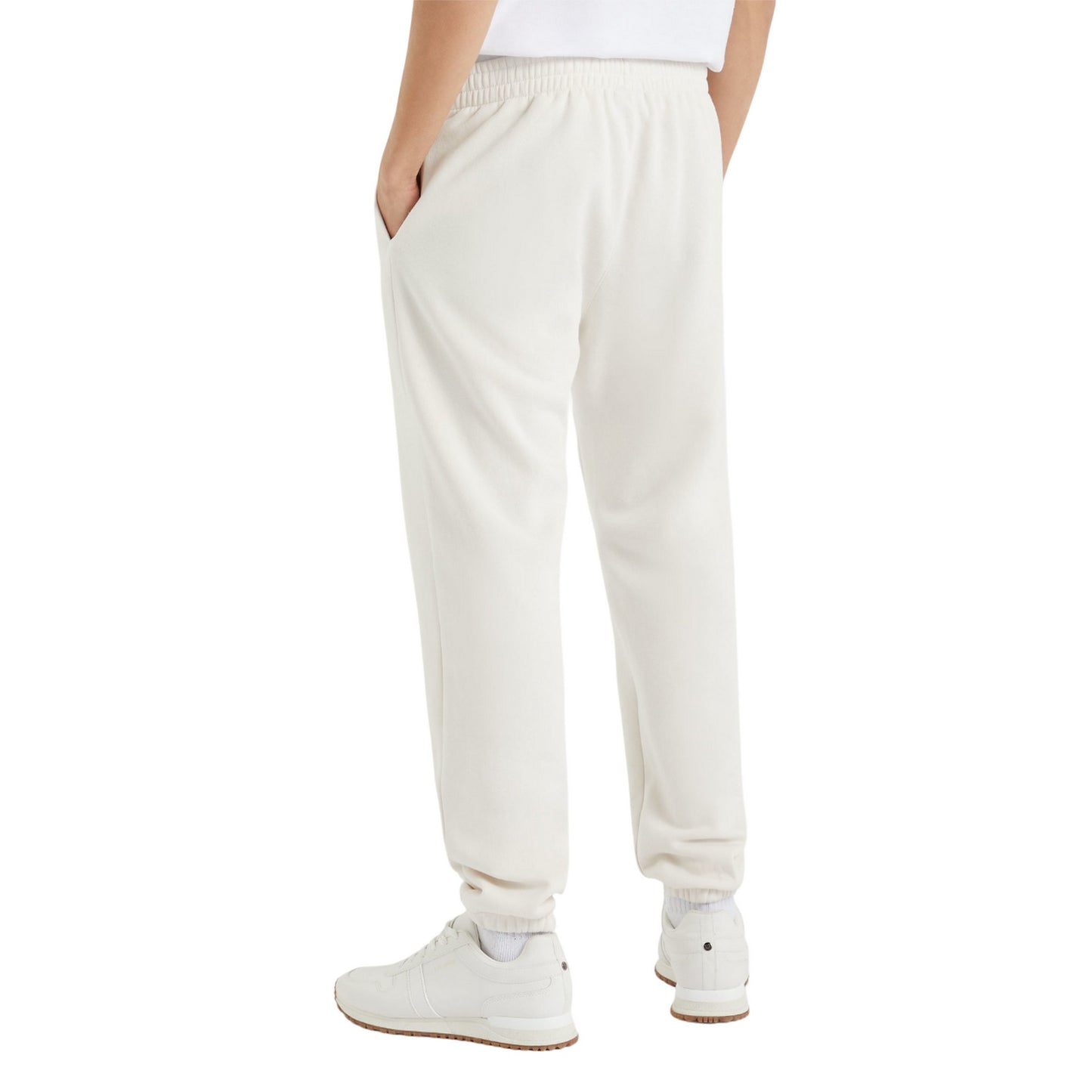 White Sand - Back - Umbro Mens Tapered Jogging Bottoms