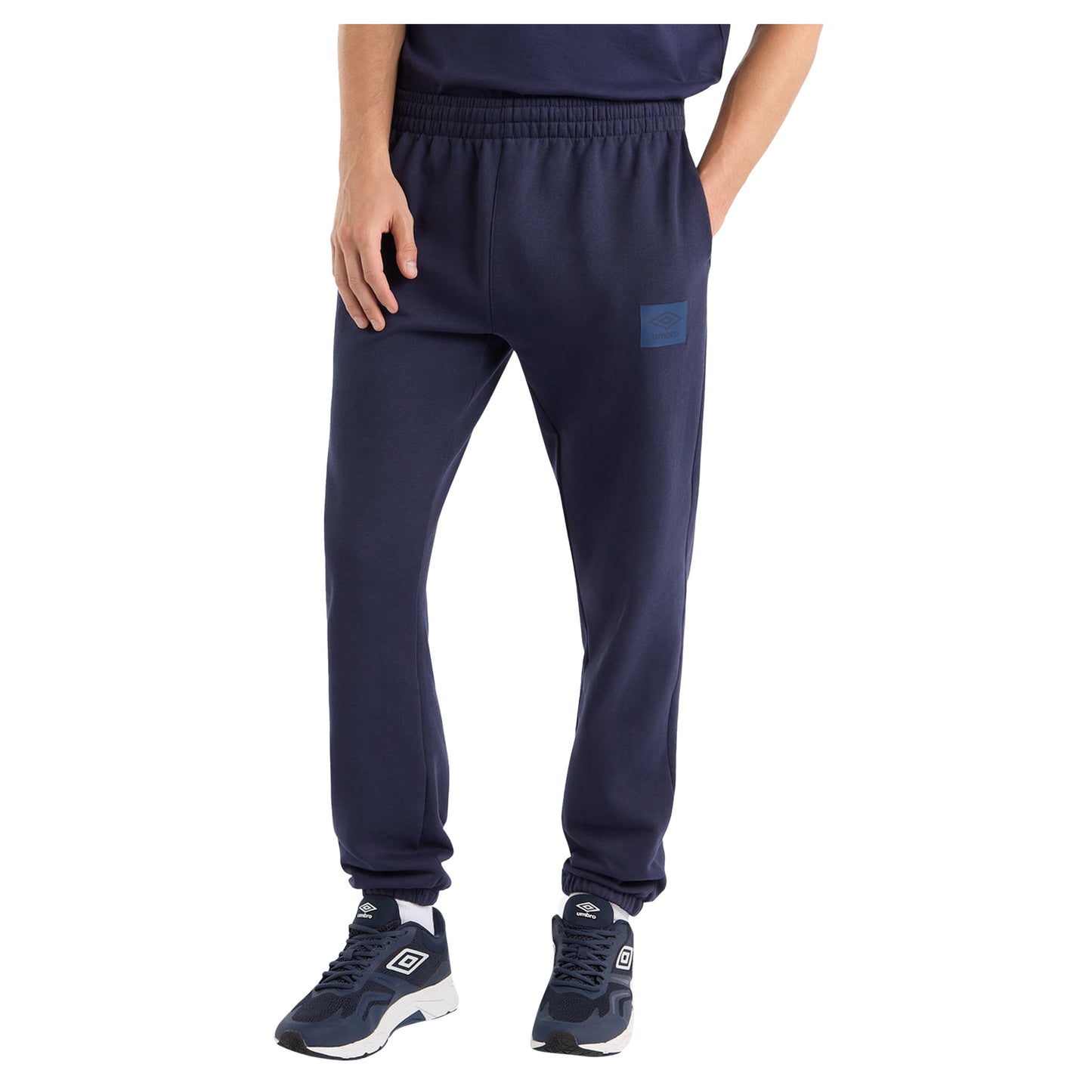 Peacoat - Back - Umbro Mens Tapered Jogging Bottoms