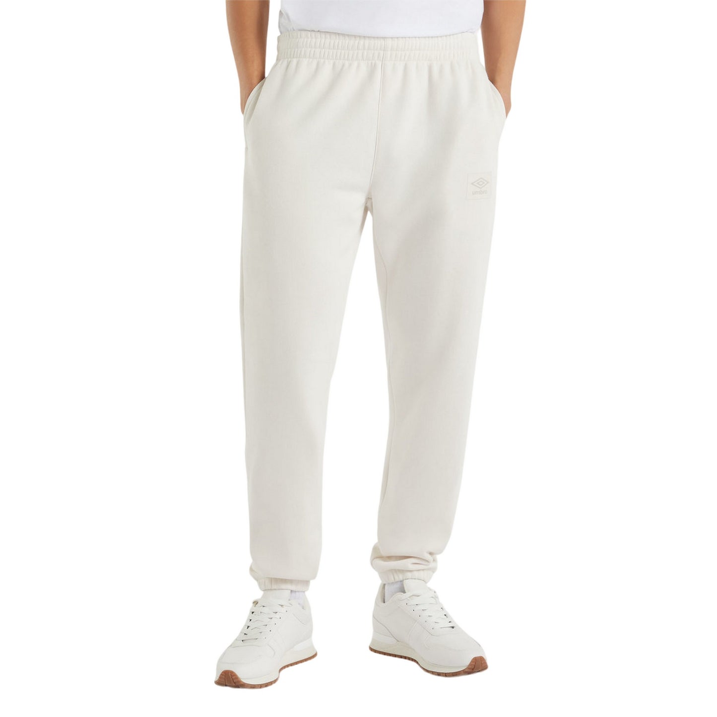 White Sand - Front - Umbro Mens Tapered Jogging Bottoms
