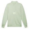 Frosty Green - Front - Umbro Mens Logo Quarter Zip Fleece Top