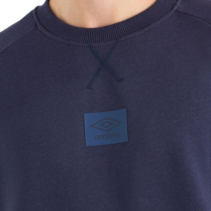 Peacoat - Side - Umbro Mens Logo Sweatshirt