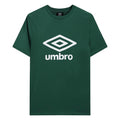 Rainforest - Front - Umbro Mens Stacked Logo T-Shirt