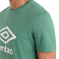 Fir - Pack Shot - Umbro Mens Stacked Logo T-Shirt