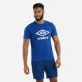 Royal Blue - Front - Umbro Mens Stacked Logo T-Shirt