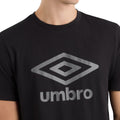 Black-Castle Rock - Lifestyle - Umbro Mens Stacked Logo T-Shirt