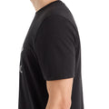 Black-Castle Rock - Pack Shot - Umbro Mens Stacked Logo T-Shirt
