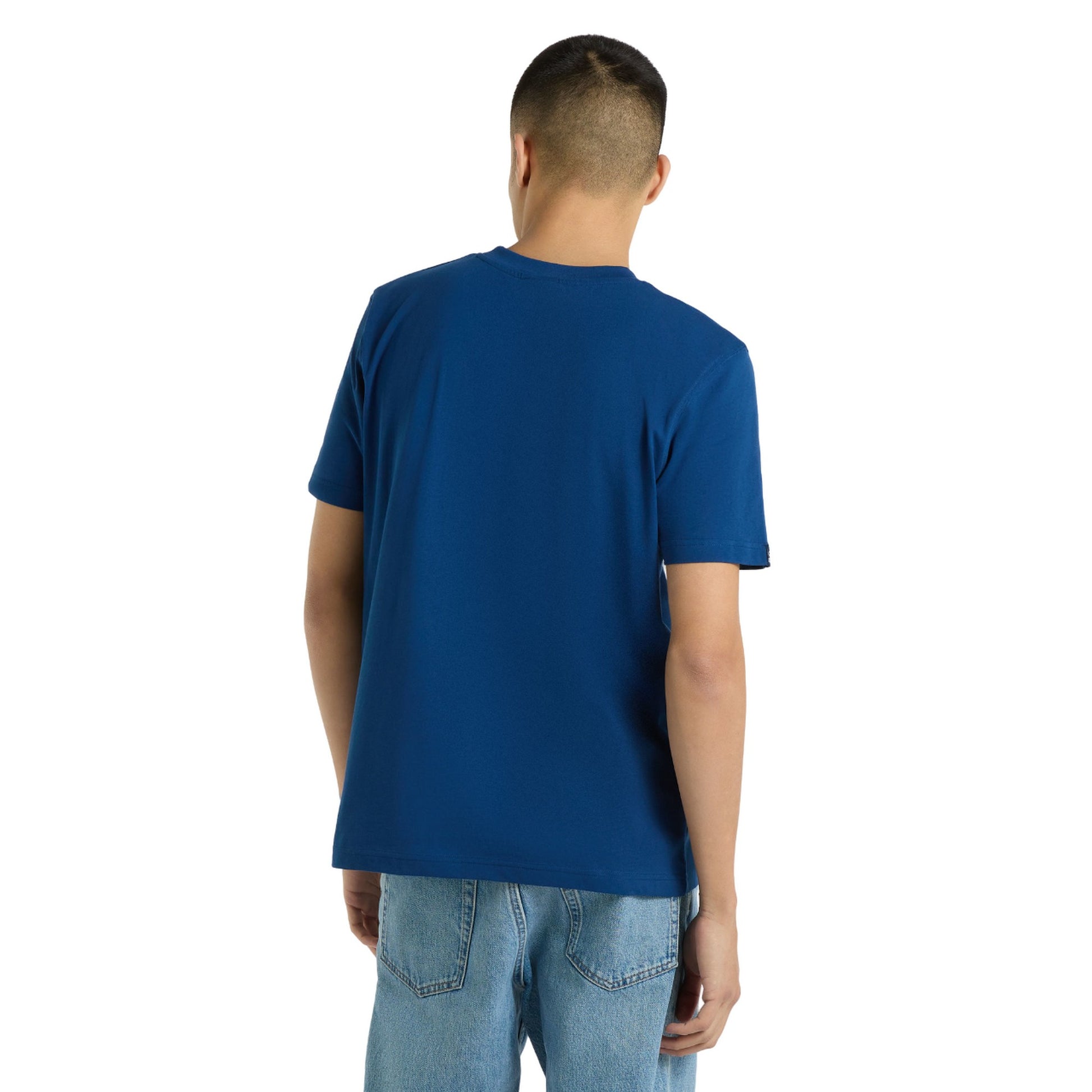 Estate Blue - Back - Umbro Mens Layered Logo T-Shirt