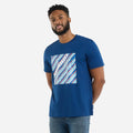 Estate Blue - Front - Umbro Mens Gradient Box T-Shirt