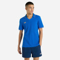 Regal Blue - Front - Umbro Mens Ribbed Tennis T-Shirt
