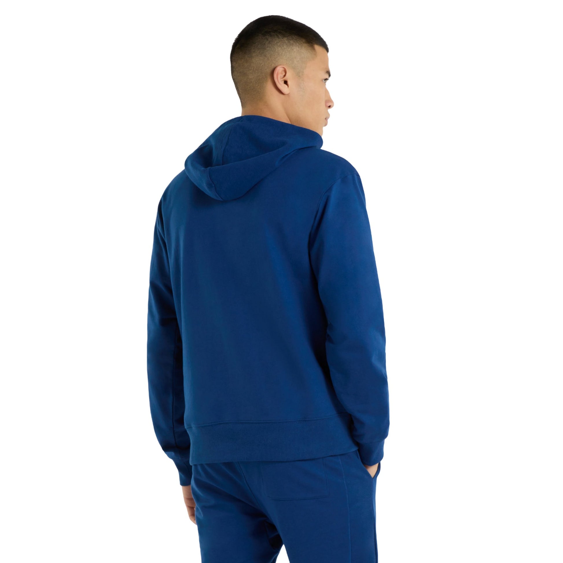 Estate Blue - Back - Umbro Mens Textured Hoodie