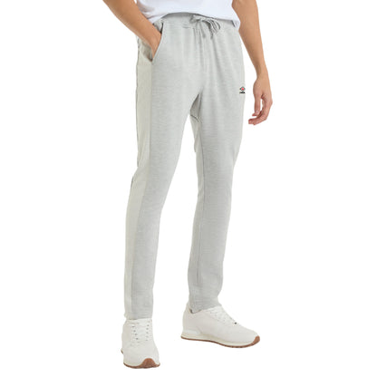 Grey Marl - Front - Umbro Mens Textured Jogging Bottoms