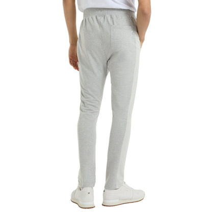 Grey Marl - Back - Umbro Mens Textured Jogging Bottoms