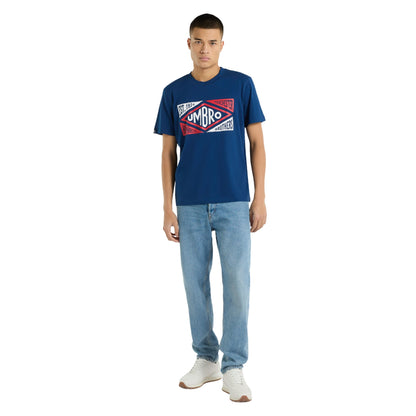Estate Blue - Side - Umbro Mens Origins T-Shirt