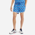 Regal Blue-Multicoloured - Front - Umbro Mens Jacquard Retro Shorts