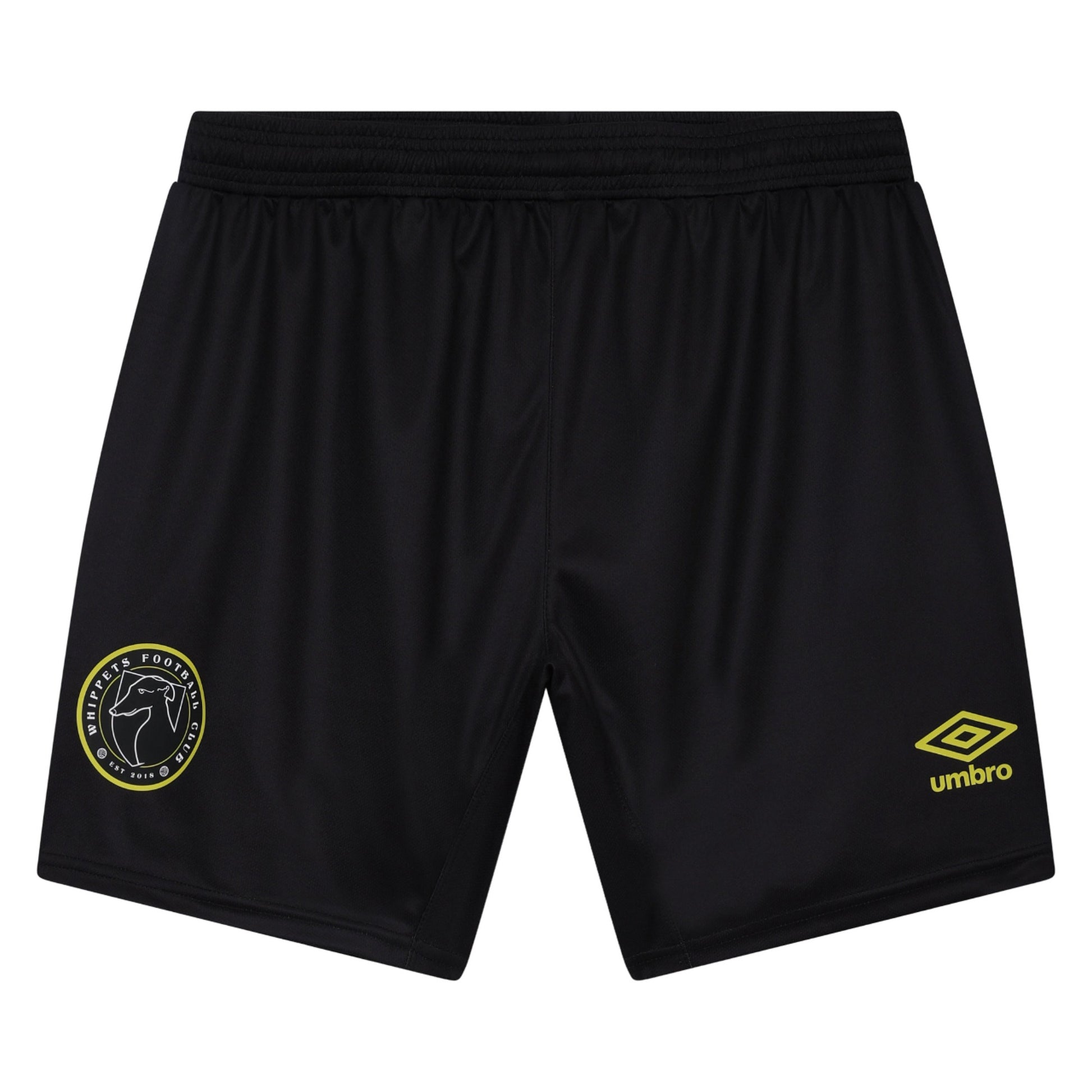 Black - Front - Umbro Womens-Ladies Match Whippets FC Football Shorts