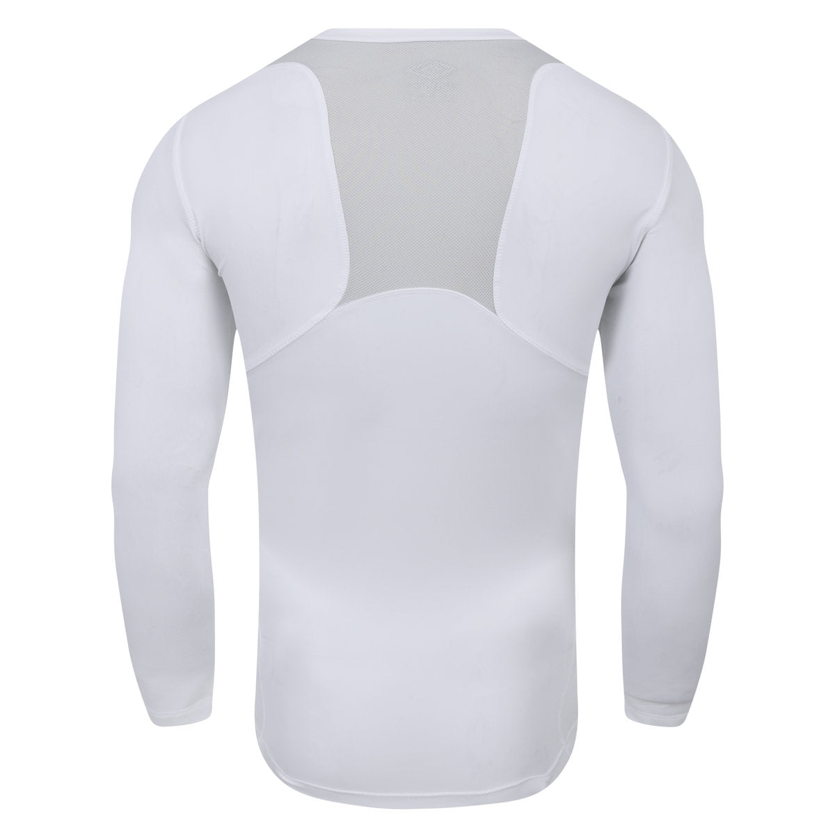 White - Back - Umbro Mens Long-Sleeved Rugby Base Layer Top
