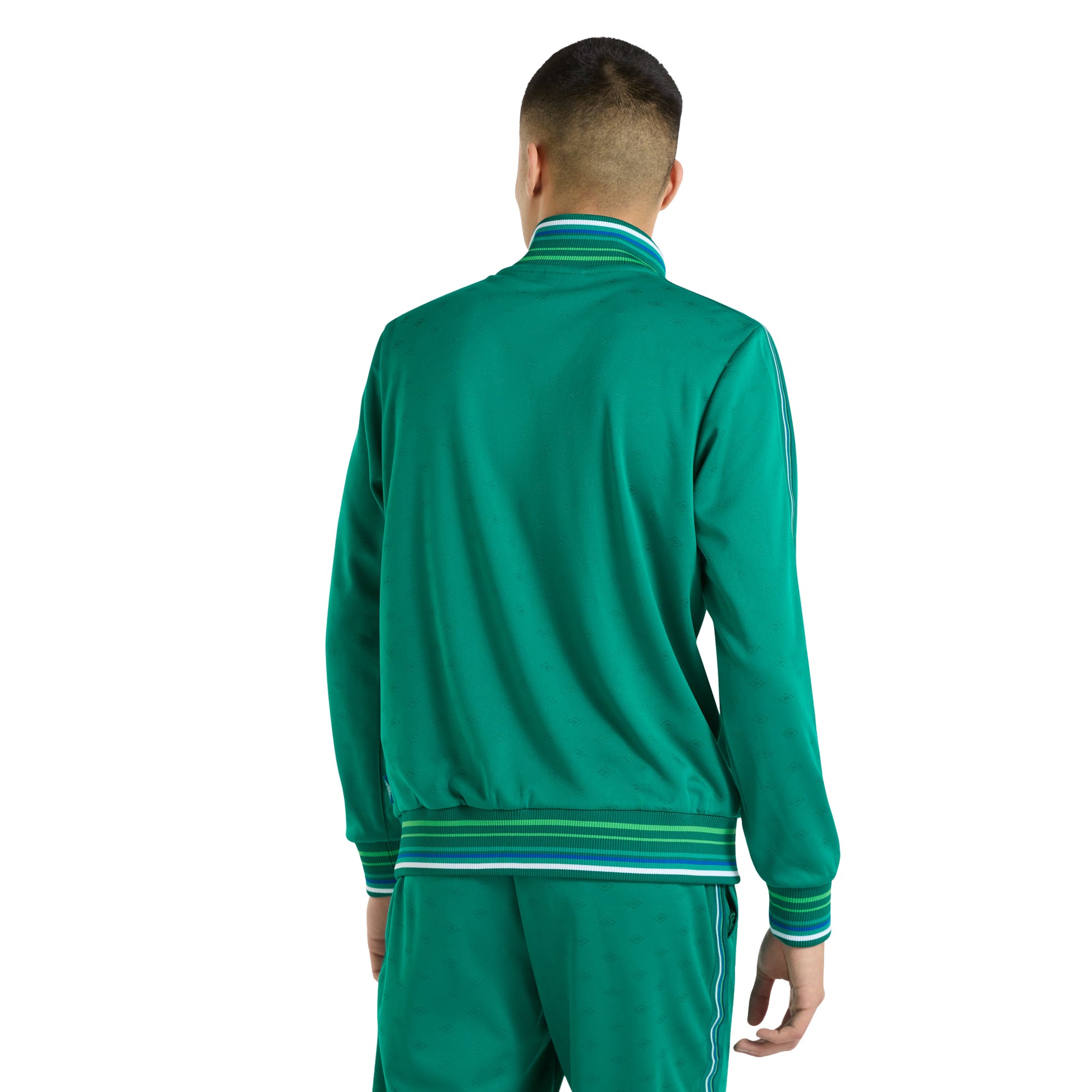 Green - Back - Umbro Mens Monogram Anthem Jacket