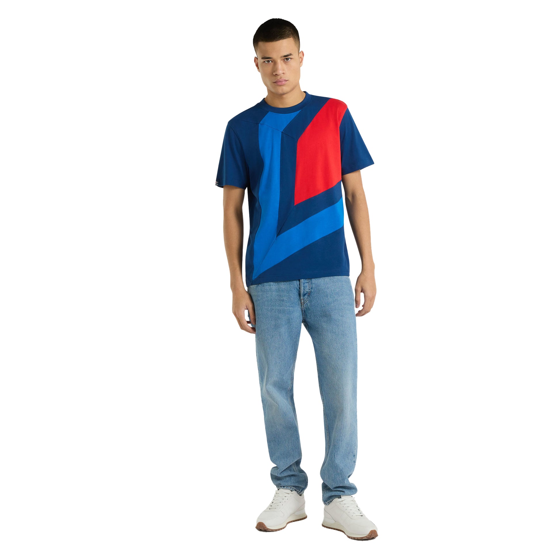 Estate Blue - Side - Umbro Mens Diamond Logo T-Shirt