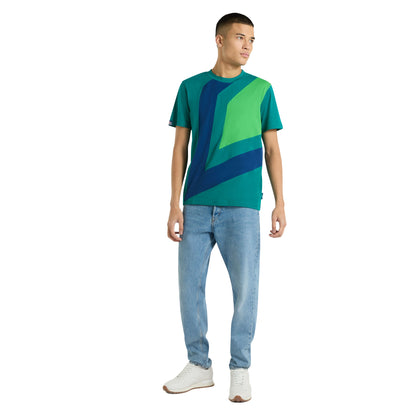 Quetzal Green - Side - Umbro Mens Diamond Logo T-Shirt
