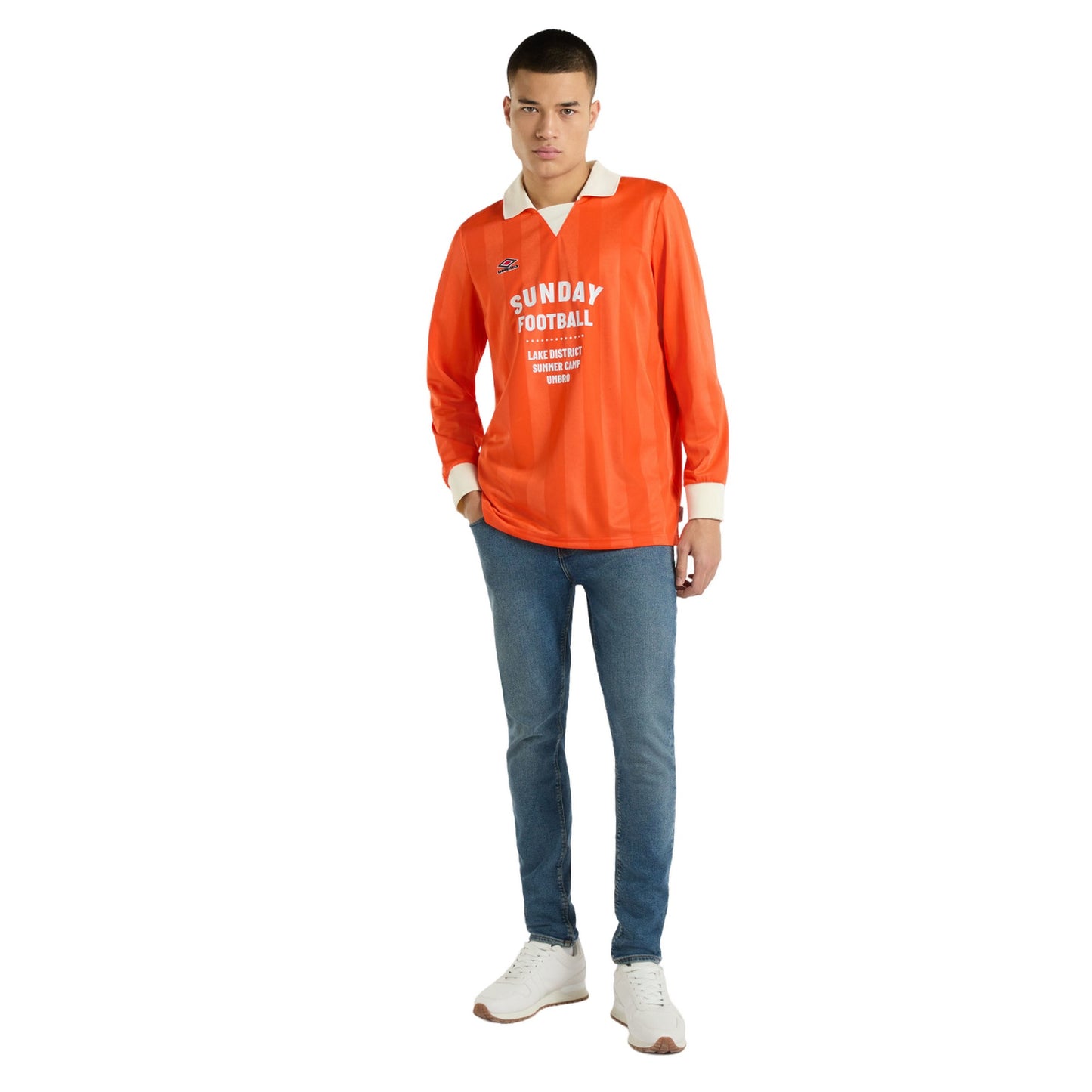 Bright Orange - Lifestyle - Umbro Mens Football Shirt