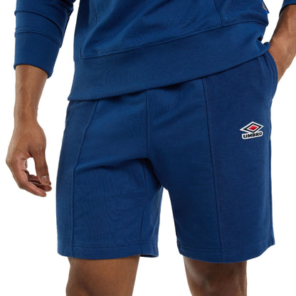 Estate Blue - Front - Umbro Mens Textured Shorts