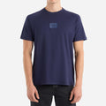 Peacoat - Front - Umbro Mens Layered Box Logo T-Shirt