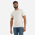 White Sand - Front - Umbro Mens Layered Box Logo T-Shirt