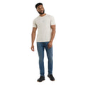 White Sand - Side - Umbro Mens Layered Box Logo T-Shirt