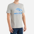 Grey Marl - Front - Umbro Mens Glitch T-Shirt