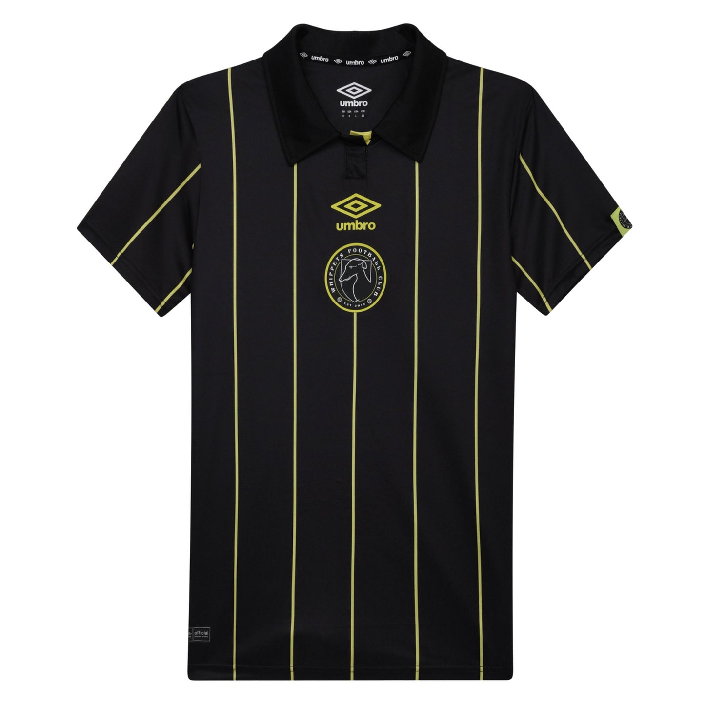 Black - Front - Umbro Womens-Ladies Match Whippets FC Goalkeeper Jersey