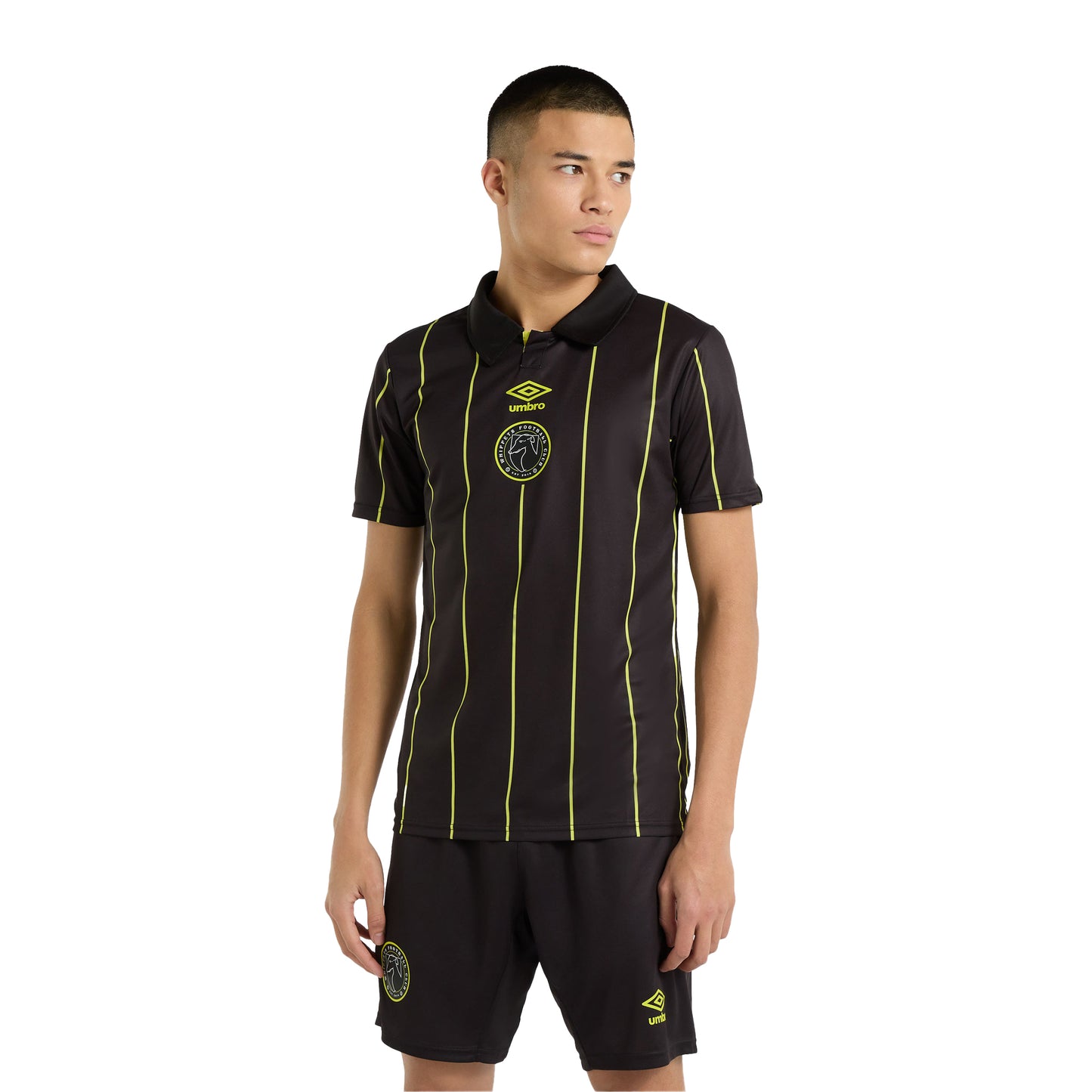 Black - Side - Umbro Mens Match Whippets FC Jersey