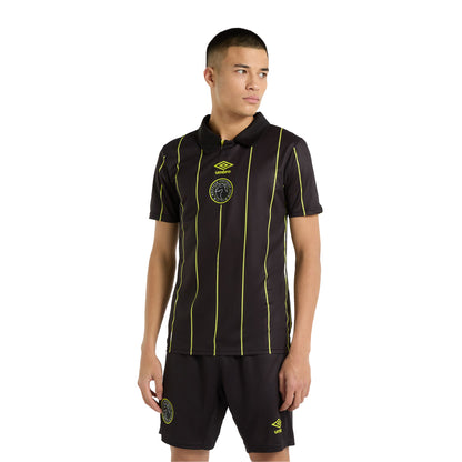 Black - Side - Umbro Mens Match Whippets FC Jersey