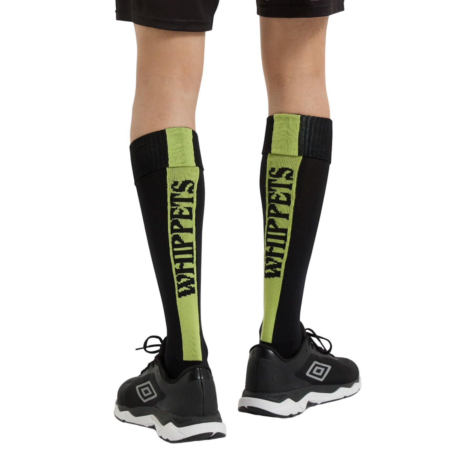 Black - Back - Umbro Pro Whippets FC Football Socks