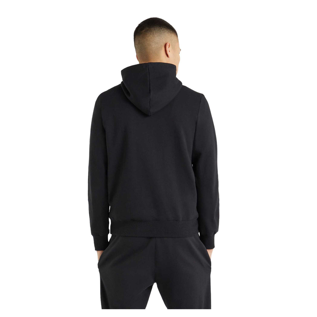 Black - Back - Umbro Mens Logo Hoodie
