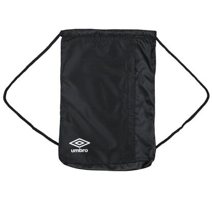 Black-White - Front - Umbro Team Training 2 Drawstring Bag