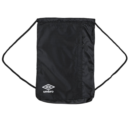 Black-White - Front - Umbro Team Training 2 Drawstring Bag