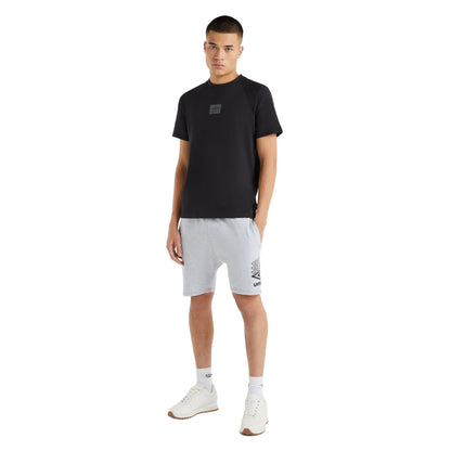 Grey Marl - Side - Umbro Mens Terrace Shorts