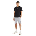 Grey Marl - Side - Umbro Mens Terrace Shorts