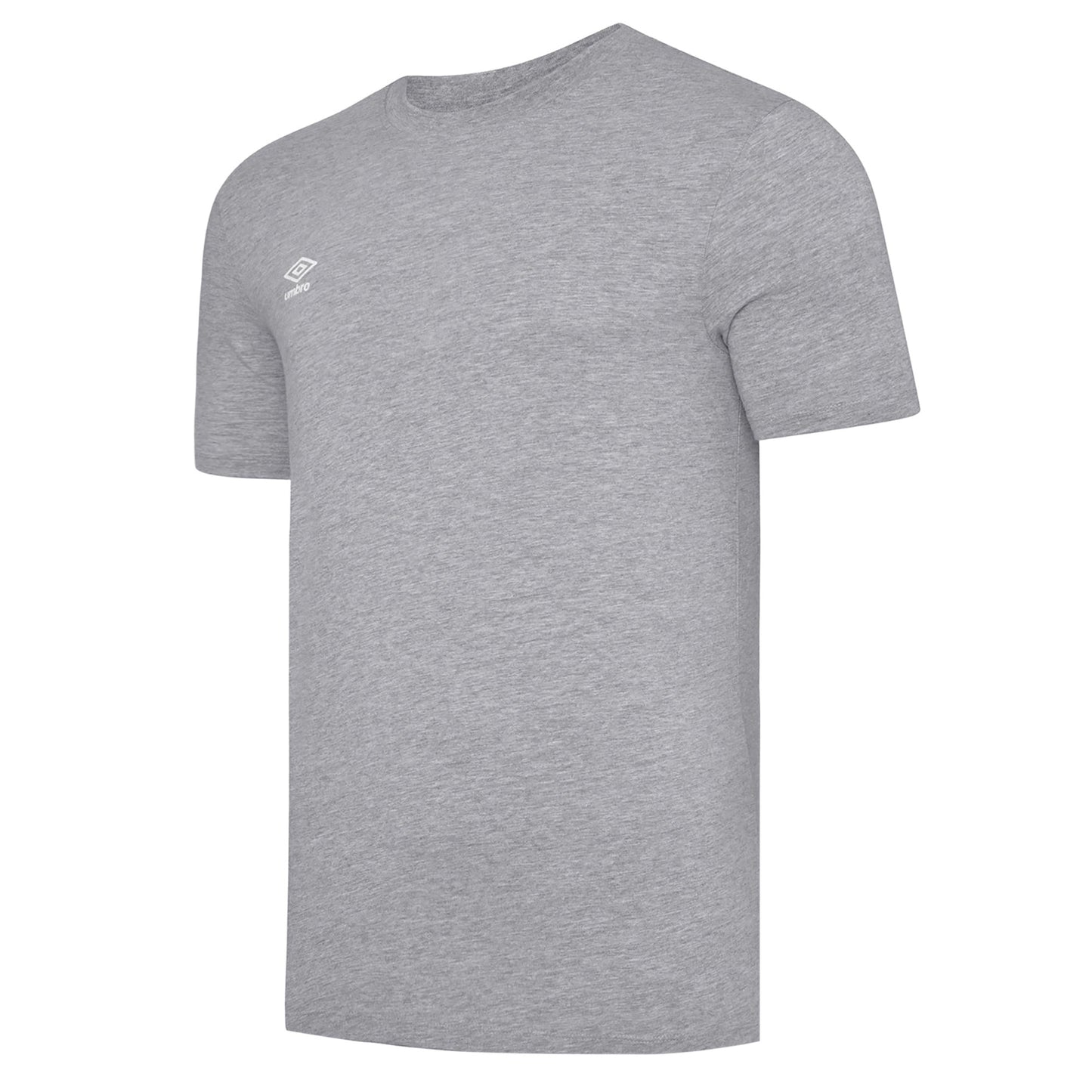 Light Grey - Front - Umbro Childrens-Kids Club Leisure Marl Crew Neck T-Shirt