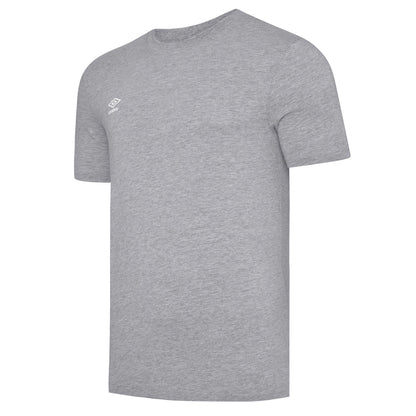 Light Grey - Front - Umbro Childrens-Kids Club Leisure Marl Crew Neck T-Shirt
