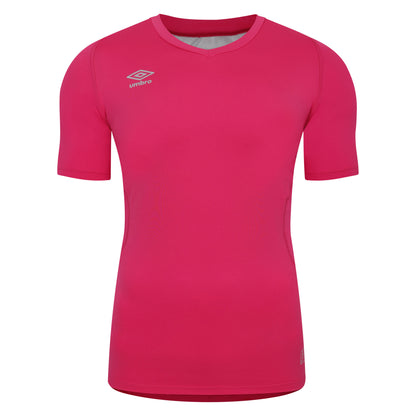 Beetroot Purple - Front - Umbro Unisex Adult Elite V Neck Base Layer Top