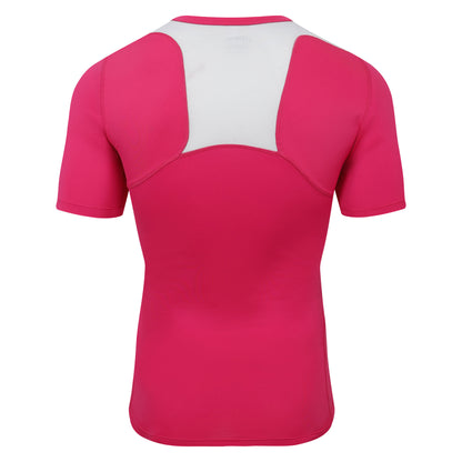 Beetroot Purple - Back - Umbro Unisex Adult Elite V Neck Base Layer Top