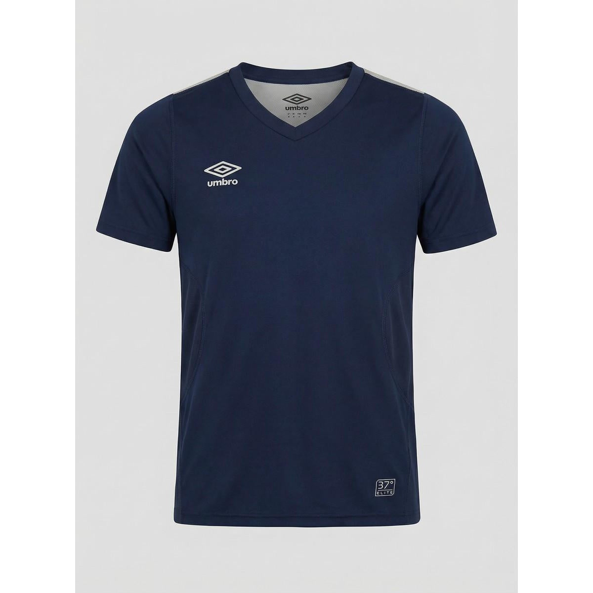 Dark Navy - Front - Umbro Unisex Adult Elite V Neck Base Layer Top
