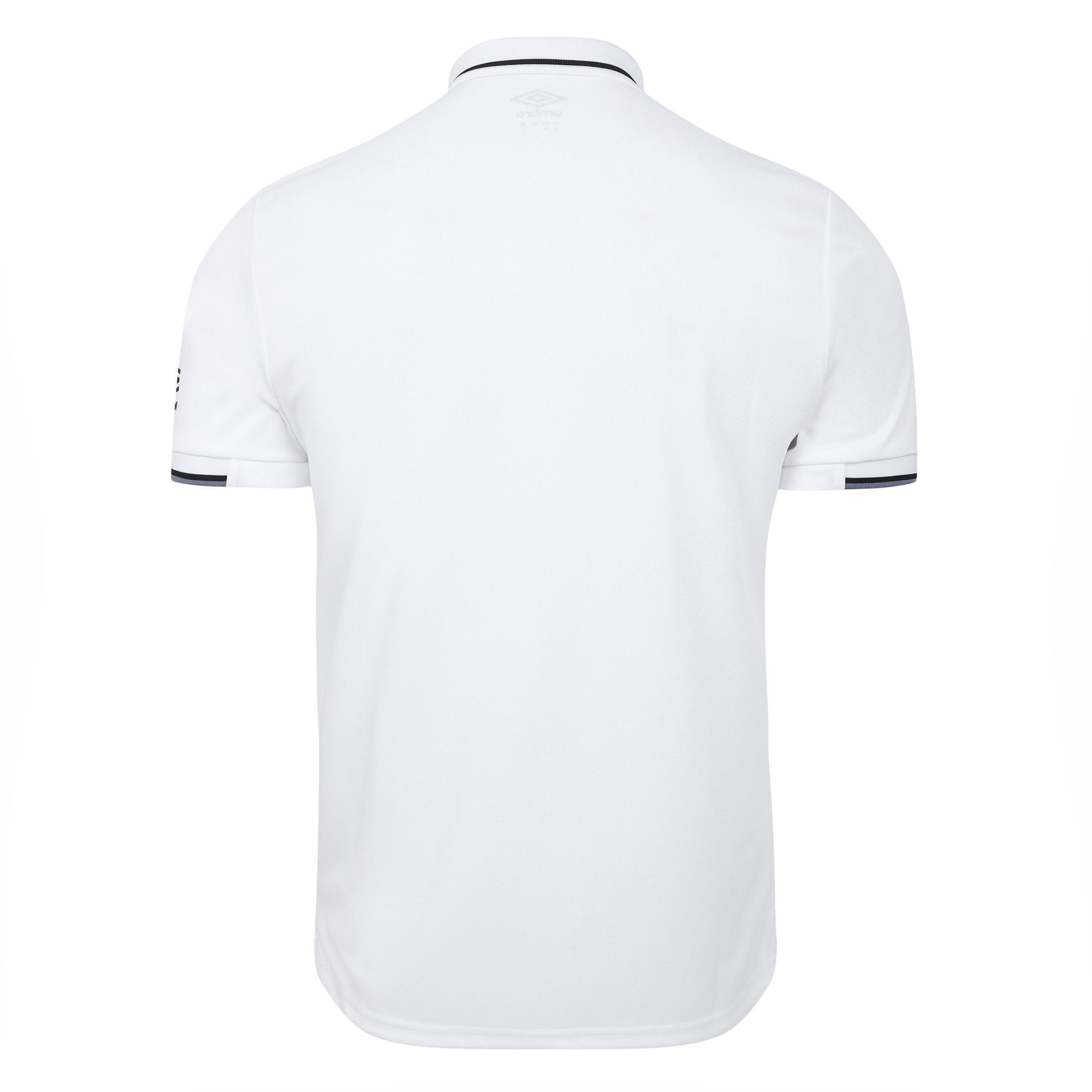 White - Back - Umbro Mens Tipped Golf Polo Shirt
