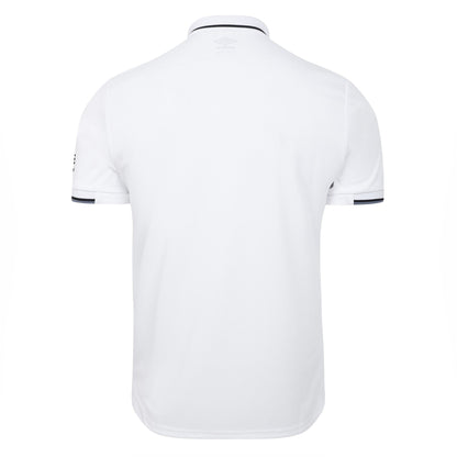White - Back - Umbro Mens Tipped Golf Polo Shirt