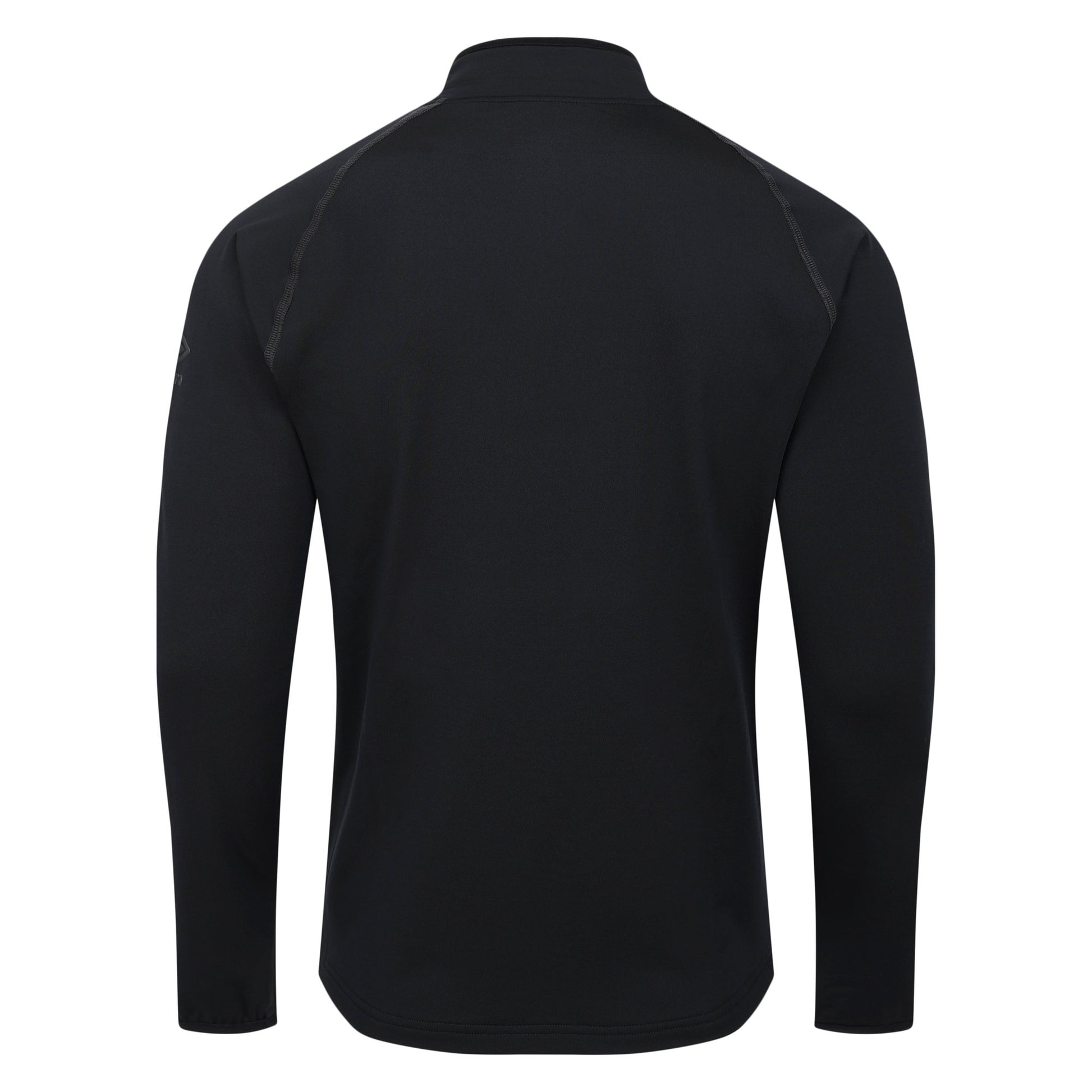 Black-Phantom - Back - Umbro Mens Elite Hybrid Golf Midlayer
