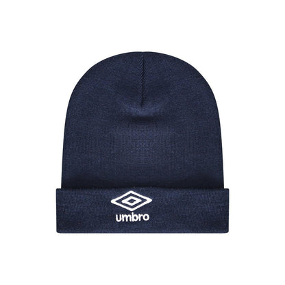 Navy - Front - Umbro Childrens-Kids Logo Beanie
