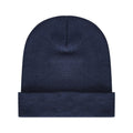 Navy - Back - Umbro Childrens-Kids Logo Beanie