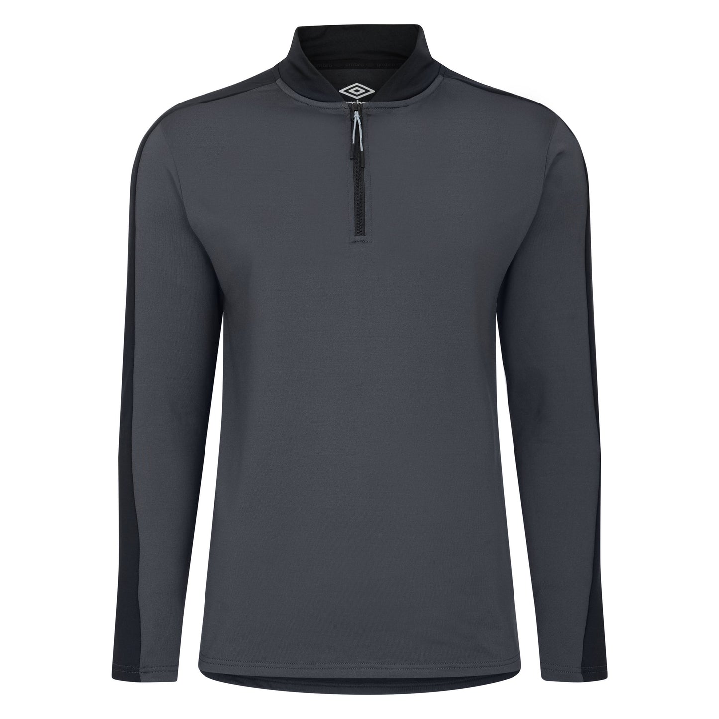 Phantom-Black - Front - Umbro Mens Quarter Zip Golf Midlayer