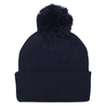 Navy - Back - Umbro Unisex Adult Logo Bobble Beanie